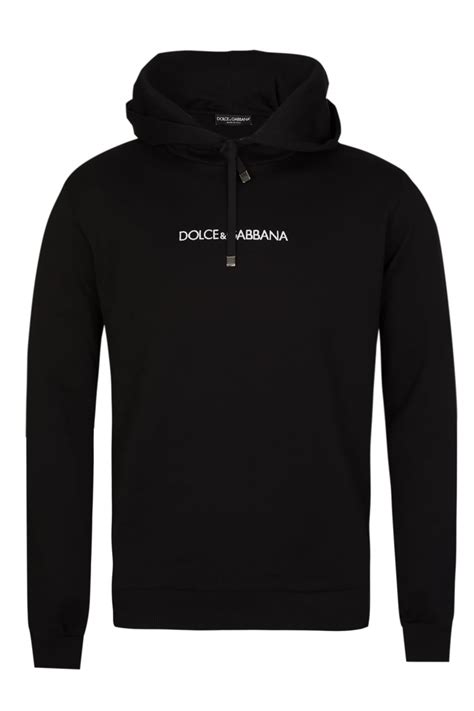 dolce and gabbana black hoodie